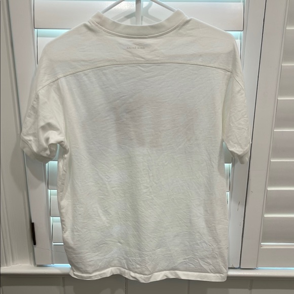 Anine Bing White Graphic T-Shirt - Picture 3 of 3